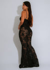 The Eclipse Lace Mesh Jumpsuit Black