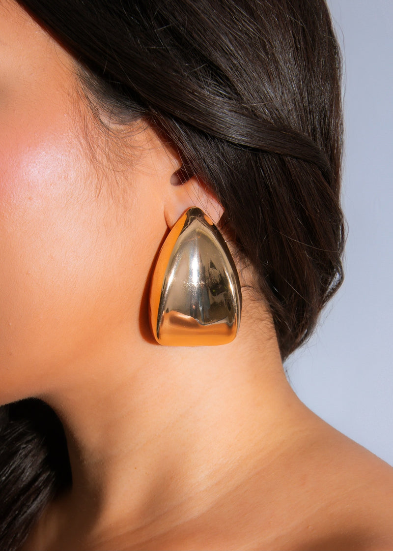 Luxe Teardrop Earrings Gold