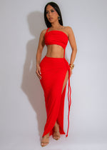 You Get Me Going Crazy Ruched Maxi Dress Orange