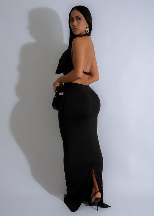 Infinite Midnight Maxi Dress Black