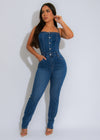 Downtown Chic Jumpsuit Denim