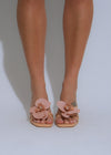 Orchid Bloom Heels Nude