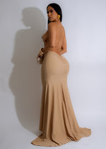 Beautiful and elegant Diva Exclusive Mermaid Skirt Nude with a flattering fishtail silhouette