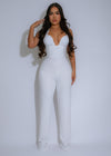 Nocturne Charm Jumpsuit White