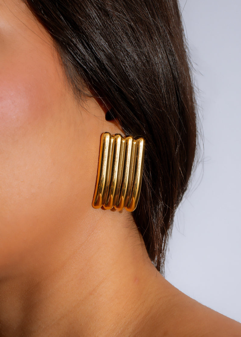 Vibe With Me Earring Gold