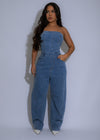 Urban Frame Barrel Jumpsuit Denim