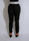 Midnight Stride Pants Black - Fashionable and functional black athletic pants for everyday wear