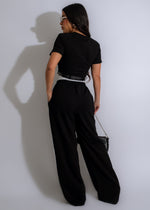  Elegant and stylish black pant set for modern women