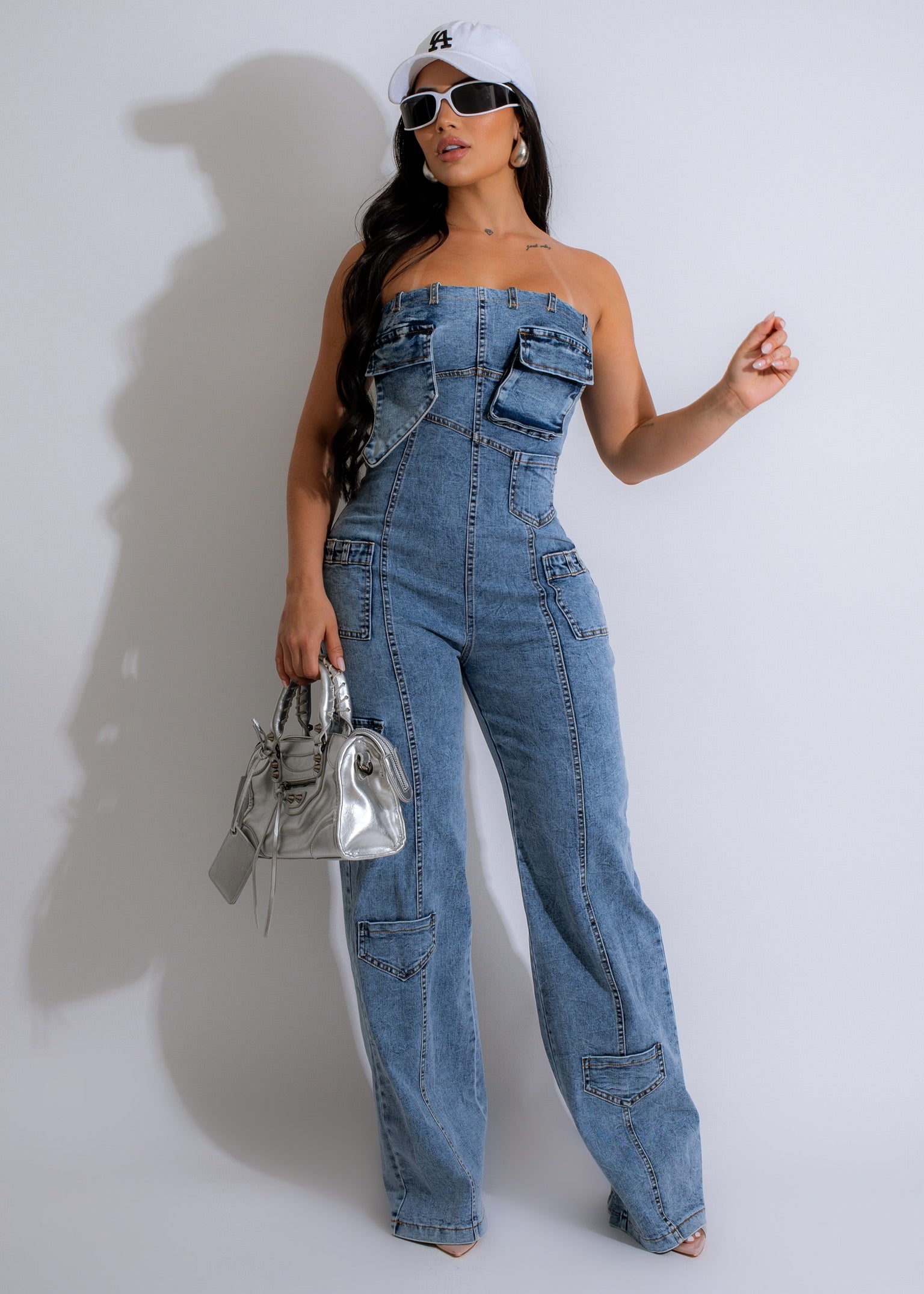 Urban Edge Cargo Jumpsuit Denim – Diva Boutique Online