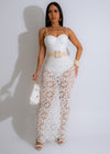 So Summer Crochet Maxi Dress White 