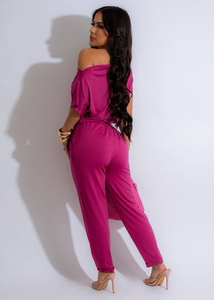 Classic Spice Jumpsuit Purple – Diva Boutique Online