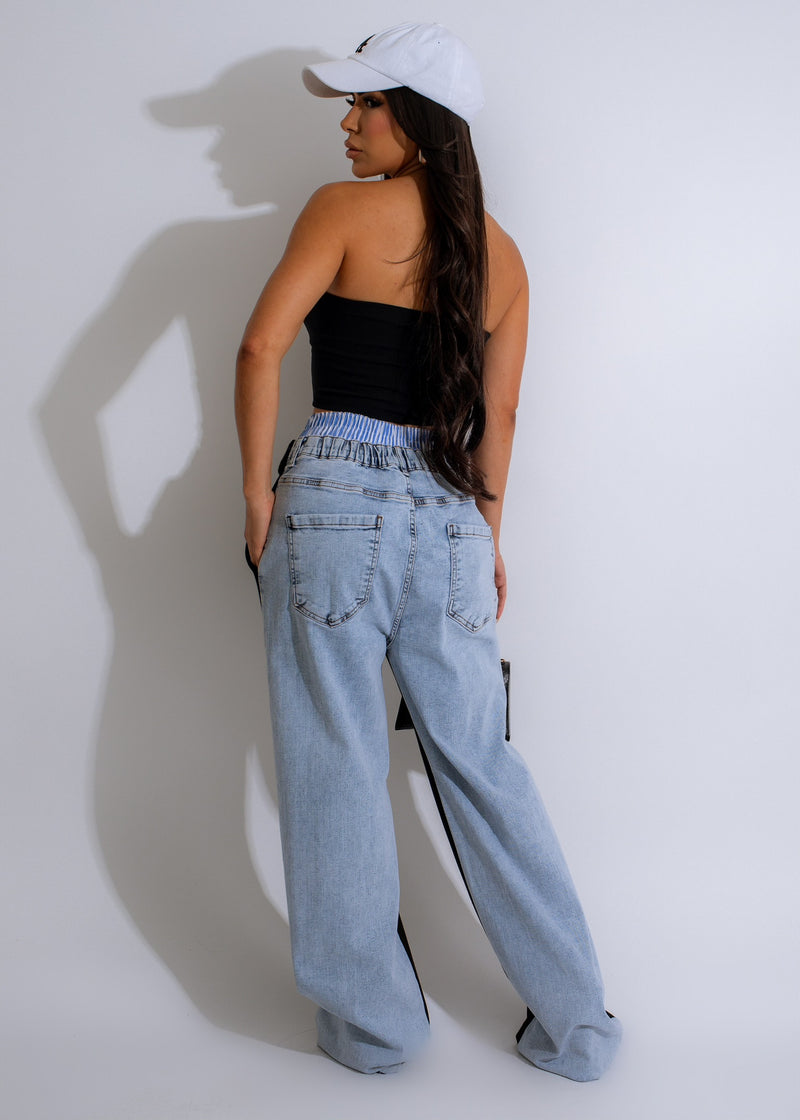 Full Of Love Denim Pant Black - Comfortable and stylish jeans for everyday wear