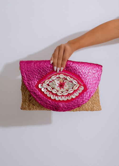 Summer in the Air Handbag Pink - Stylish and vibrant pink handbag perfect for summertime outings and adding a pop of color to your look