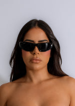 Her Look Sunglasses Black - Stylish black sunglasses with UV protection for women