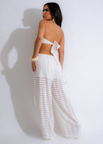 Flowy and comfortable Beach Party Jumpsuit White for beach parties