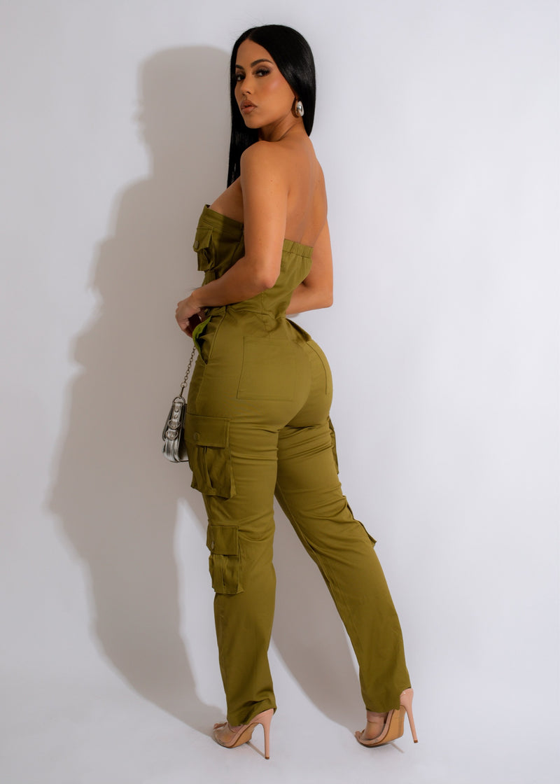 Fashion Nova, Pants & Jumpsuits, Olive Green Skinny Fit Cargo Capri Pants  Fashion Nova