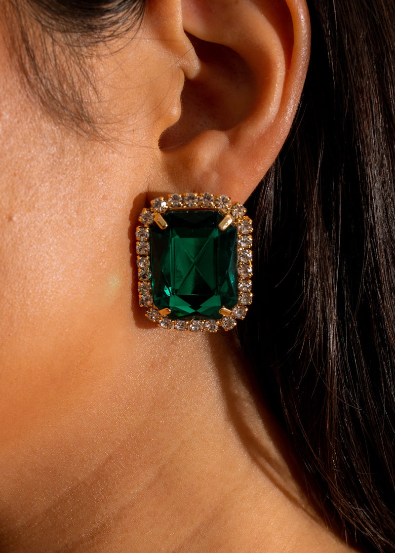  Unique and stylish Gonna Be Different Earring Green with intricate design and vibrant green color