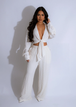 Serene Escape Pant Set White*