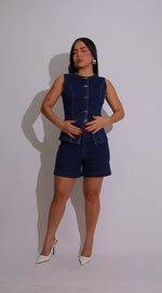 Urban Icon Short Set Dark Denim