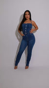 Downtown Chic Jumpsuit Denim