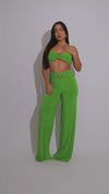 Golden Horizon Pant Set Light Green