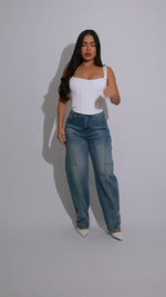 The Rebel Curve Jeans Denim