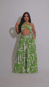 Jungle Luxe Jumpsuit Green