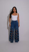 The Bloom Effect Floral Jeans Denim