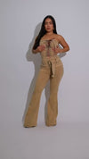 The Maverick Lace Jumpsuit Brown