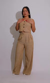 Modern Muse Pant Set Brown