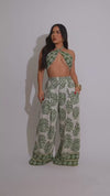 Palm Essence Pant Set Green