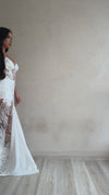 Opal Dream Lace Maxi Dress White