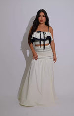 Playing Fair Skirt Set White