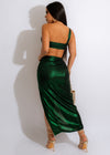 Keeping Secrets Skirt Set Green