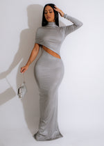 Fabulous Maxi Dress Silver