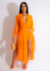 Feeling Fresh Short Set Orange